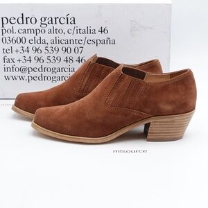 NEW Women's Pedro Garcia Bine Suede Ankle Boots Spice